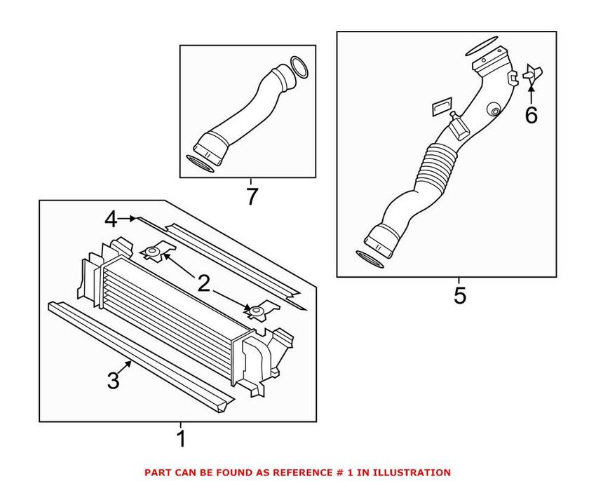 BMW Intercooler 17517600531